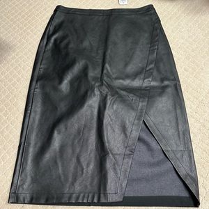 Brand New Abercormbie and Fitch Vegan Leather Skirt